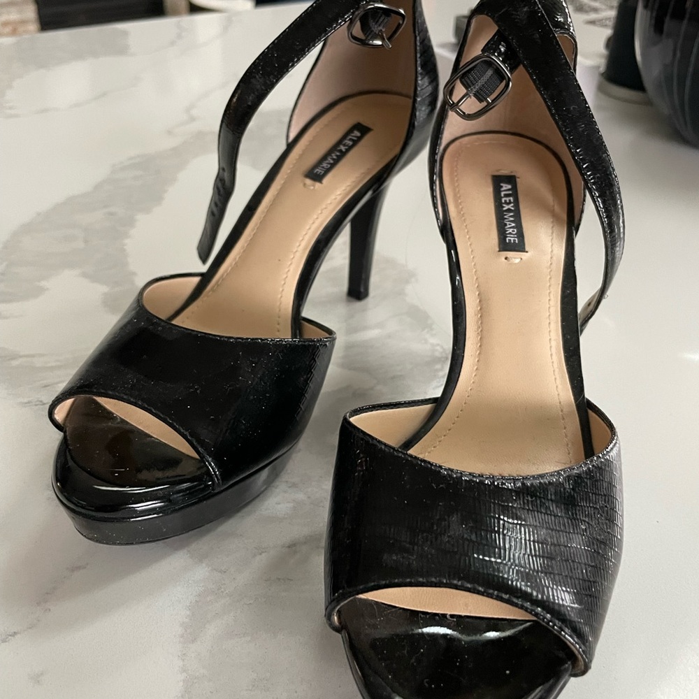Alex Marie black high heels size 7